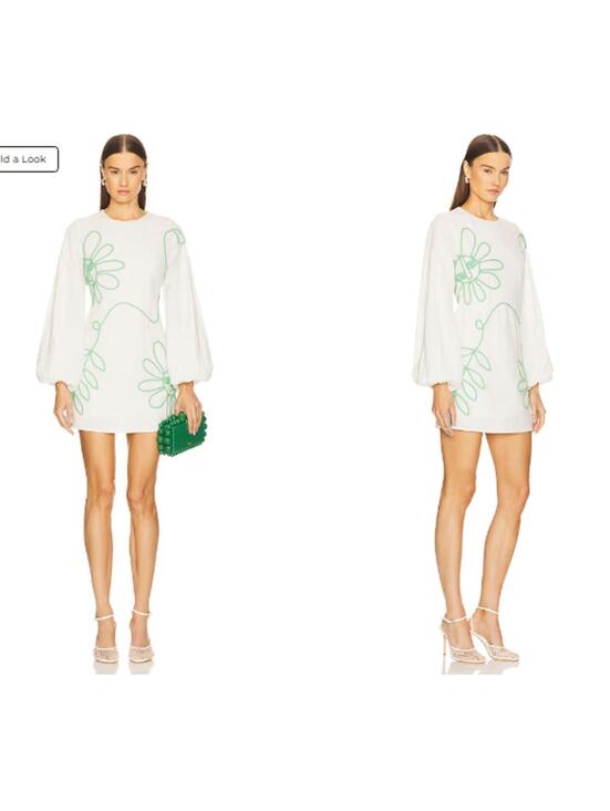 The Wolf Gang Dresses & Skirts - the wolf gang luna mini dress ivory nwt